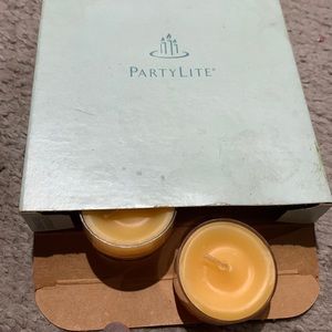 Partylite tea lights. Mango tangerine. NIB.